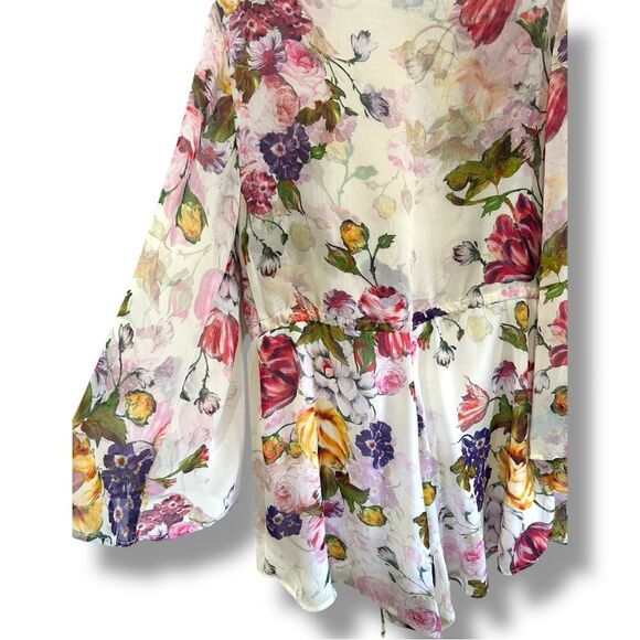 Show Me Your MuMu Floral Romper - Pink, Purple, Yellow - Picture 2 of 12